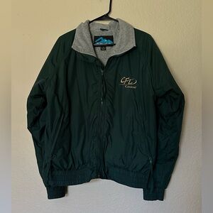 Vintage Green Windbreaker Sweater